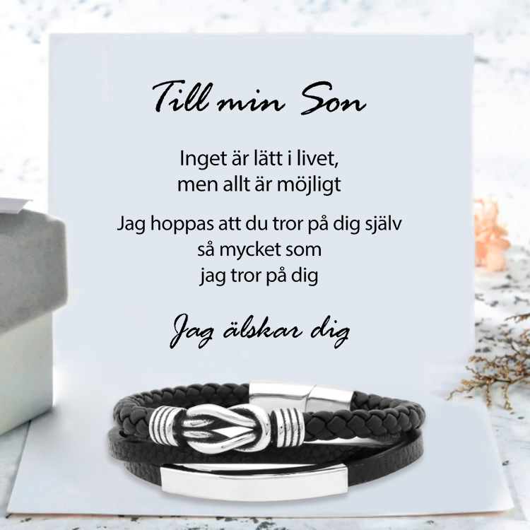 Till min Son - Infinity armband