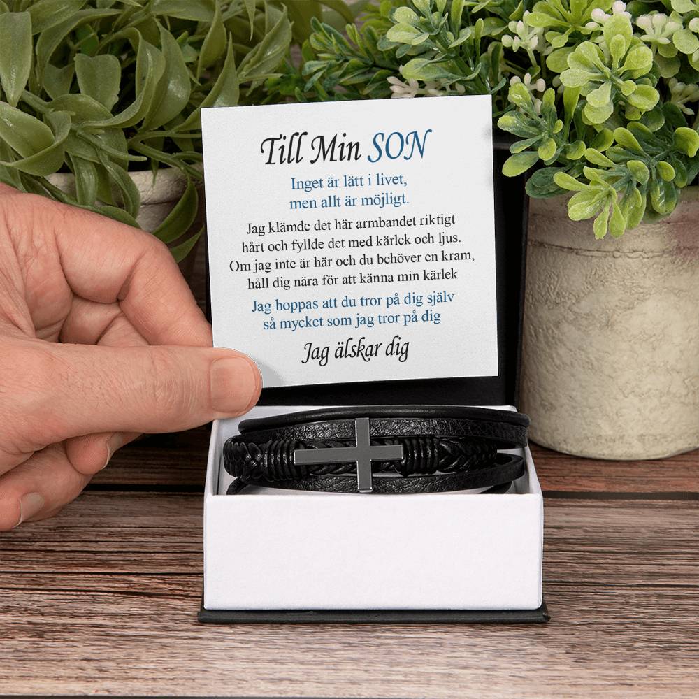 Till min Son Armband - Gå med Herren