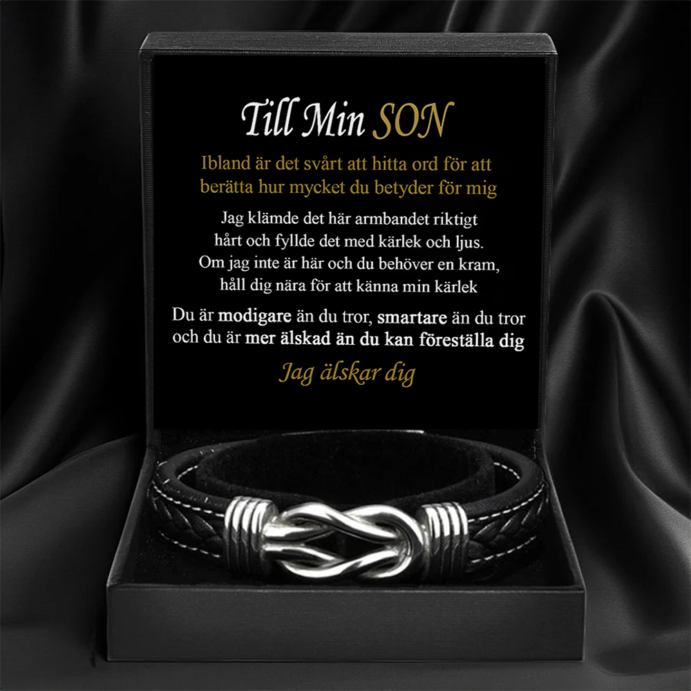 Till min Son - Knotarmband