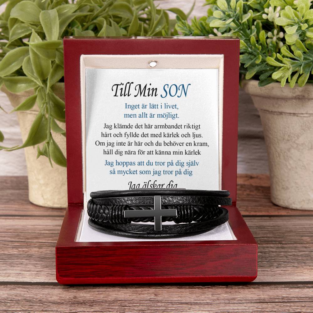 Till min Son Armband - Gå med Herren