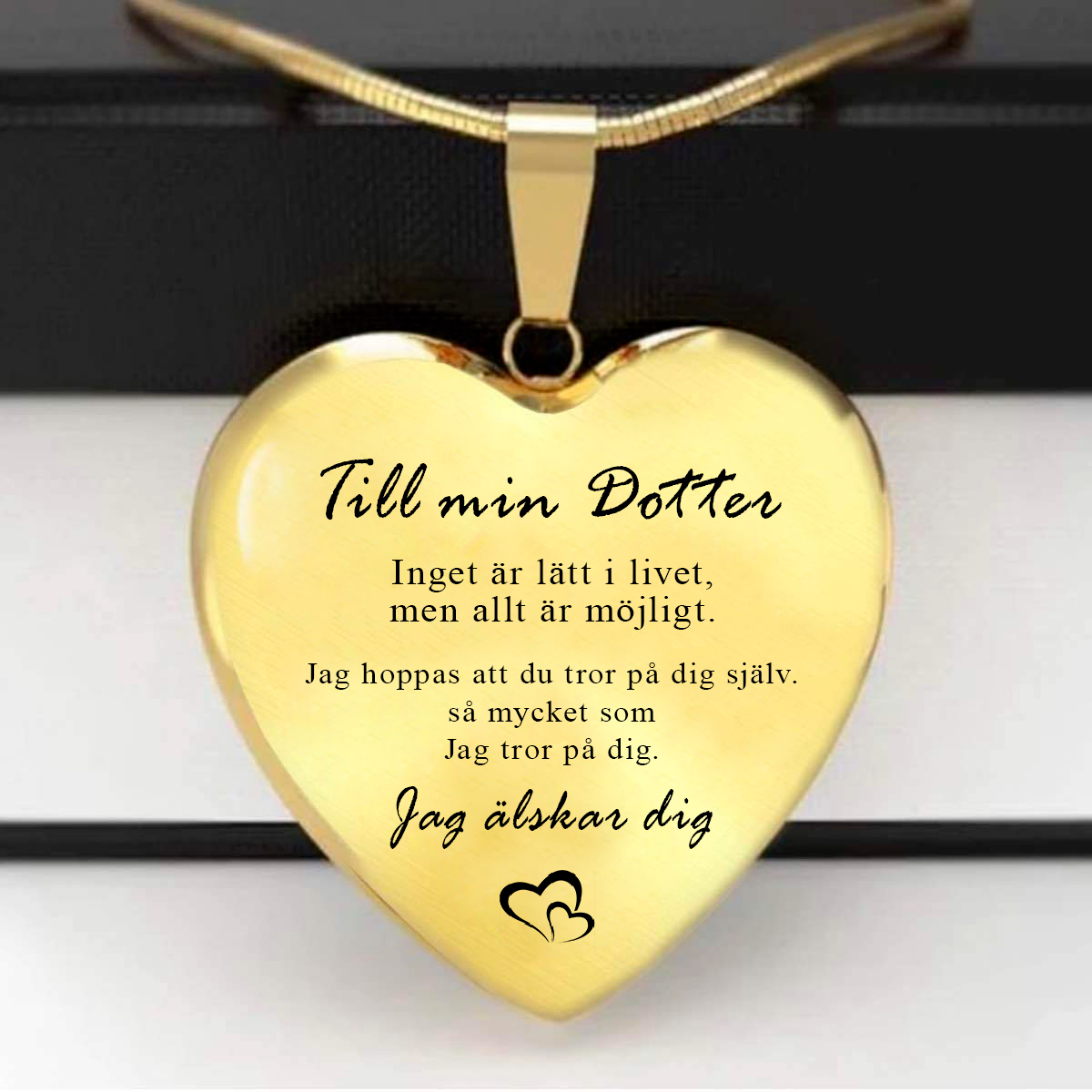Till min Dotter - Halsband - Guld