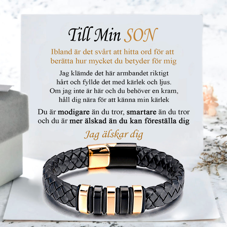Armband för alltid - till min son