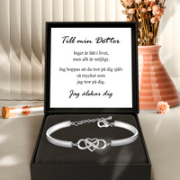 Till min Dotter - Infinity Armband + Halsband