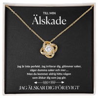 Till Min Alskade - Halsband Med Äkta Ros