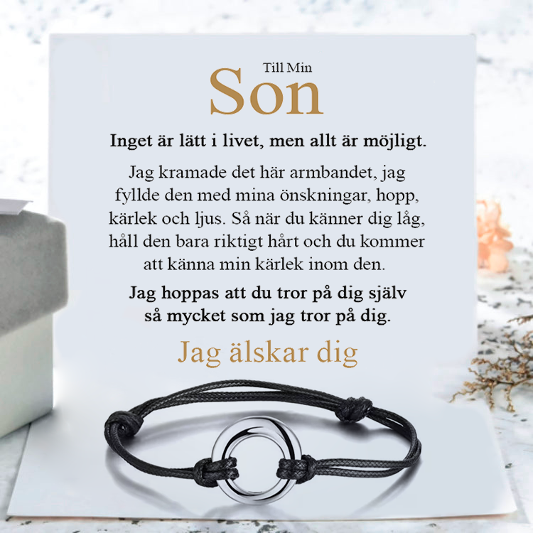 Till min Son - Cirkelarmband