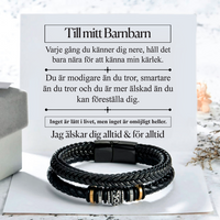 Till mitt barnbarn - I Love you always & Forever Armband