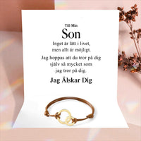 Familjearmband - Till min son eller dotter