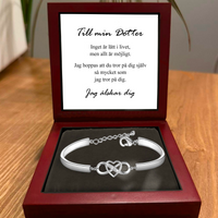 Till min Dotter - Infinity Armband + Halsband