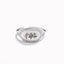 Family Wildflowers Garden Graverad Birth Flowers Shell Ring