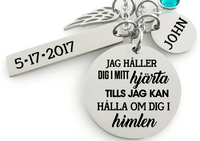 Memorial Halsband - Jag kommer att hålla dig i min värme