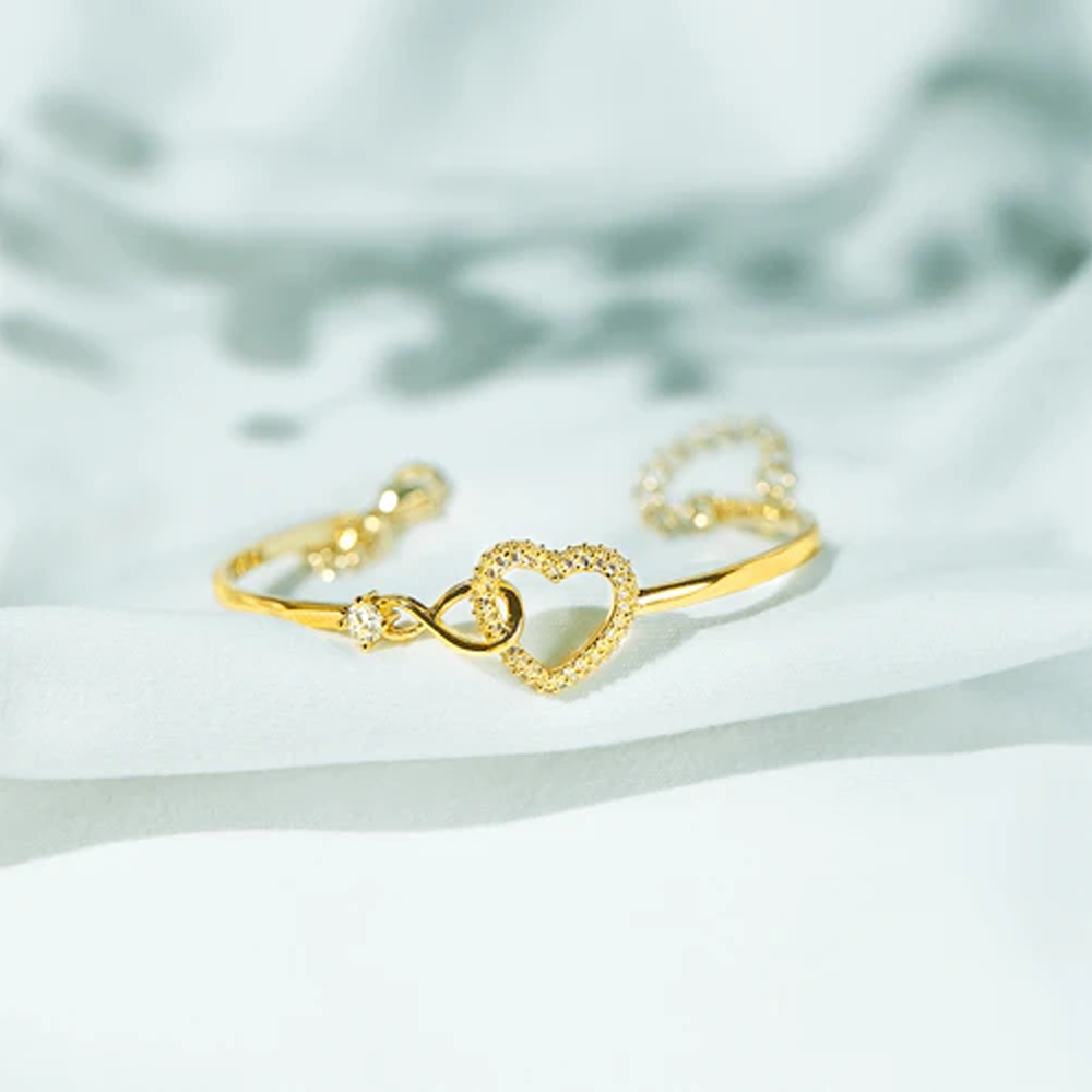 Till min Dotter - Infinity Gold Armband