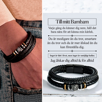 Till mitt barnbarn - I Love you always & Forever Armband