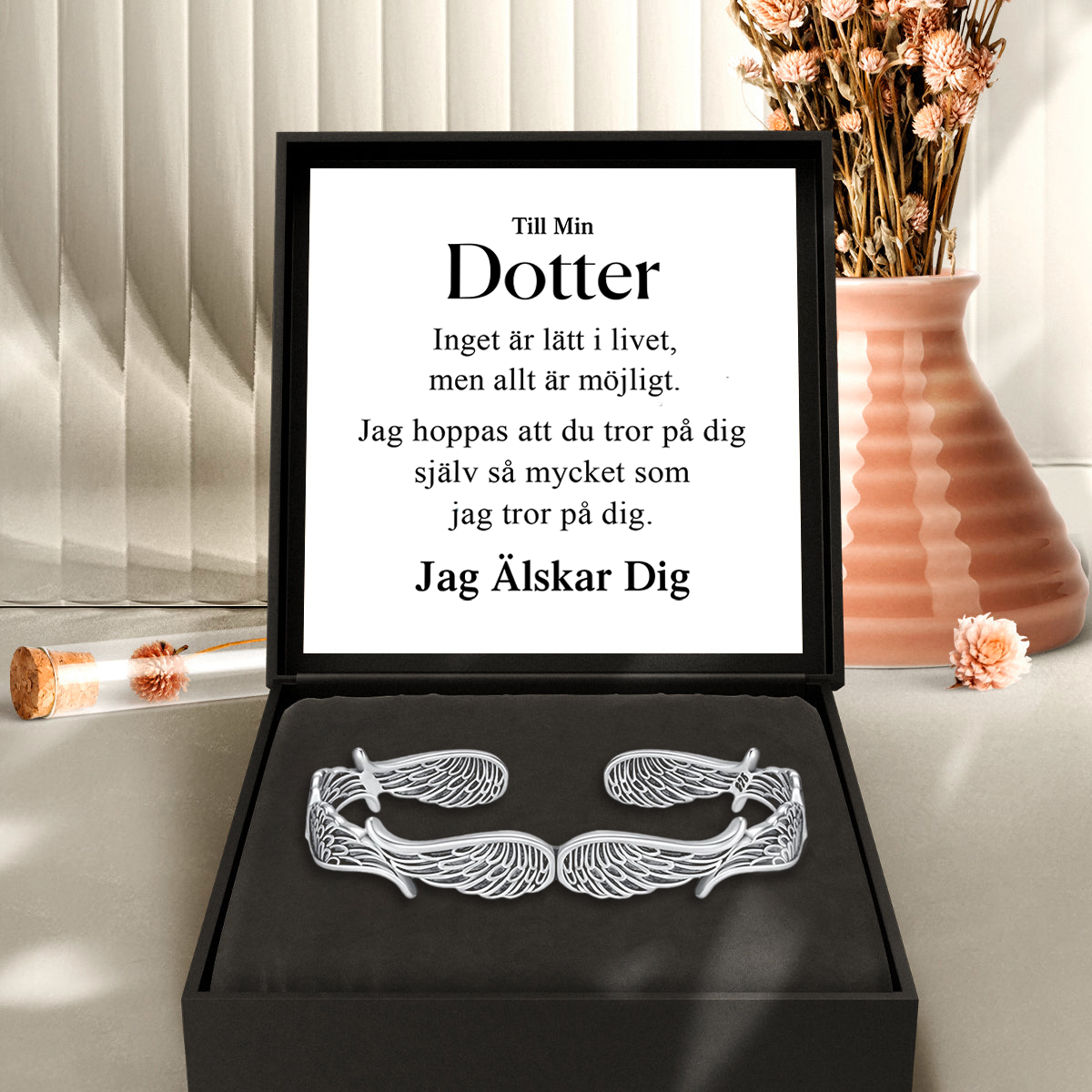 Till min Dotter - Ängelarmband