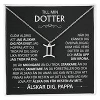 Till min Dotter - Kärlek, pappa - Guld