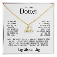 Till min Dotter - Zodiac halsband