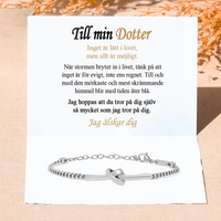 Till min Dotter - Love armband