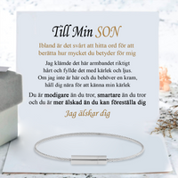 Till min Son - Påminnelsearmband