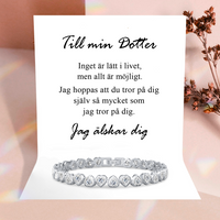 Till min Dotter - hjärtan - Guld