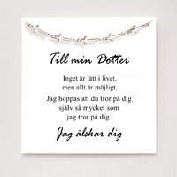 Till min Dotter - Korsarmband