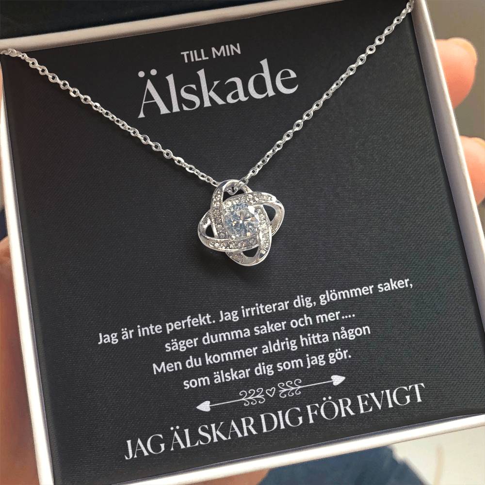 Till Min Alskade - Halsband Med Äkta Ros