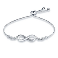 Infinity love - Armband i sterling silver