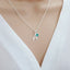 Till min Dotter - Personligt Birthstone halsband